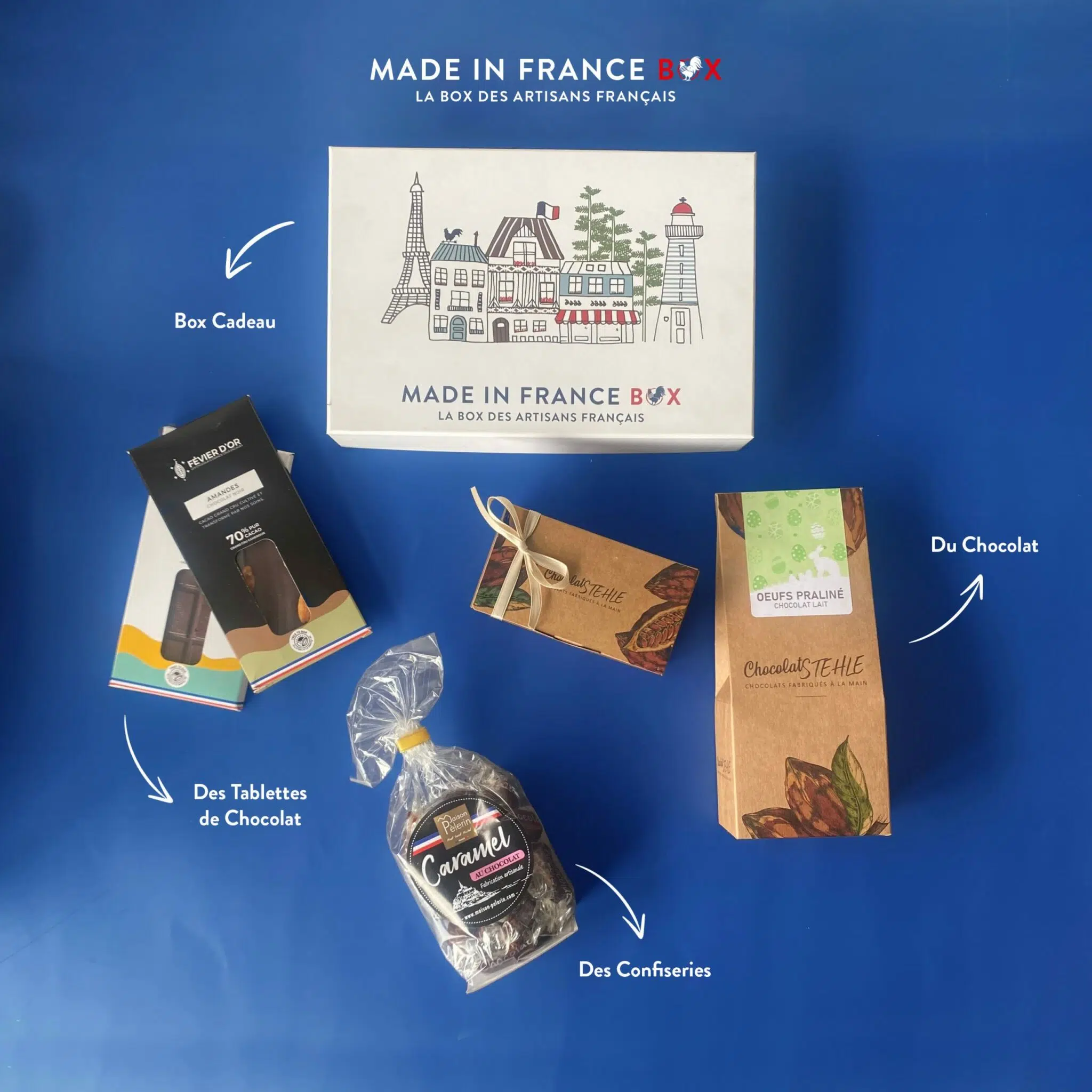 Le coffret découverte 100% chocolatée de Made in France Box