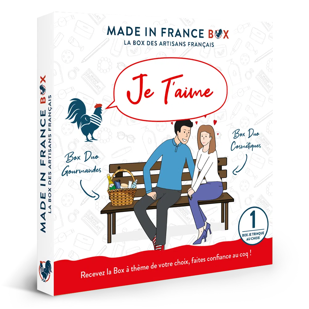 Le coffret cadeau Je T’aime de Made in France Box