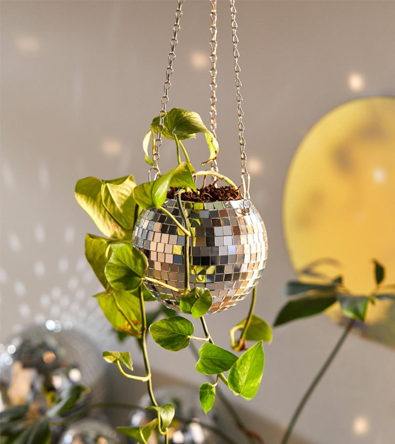 Idees-Cadeaux-Deco-L-avant-Gardiste-Pot-de-plantes-disco-boule-a-facettes