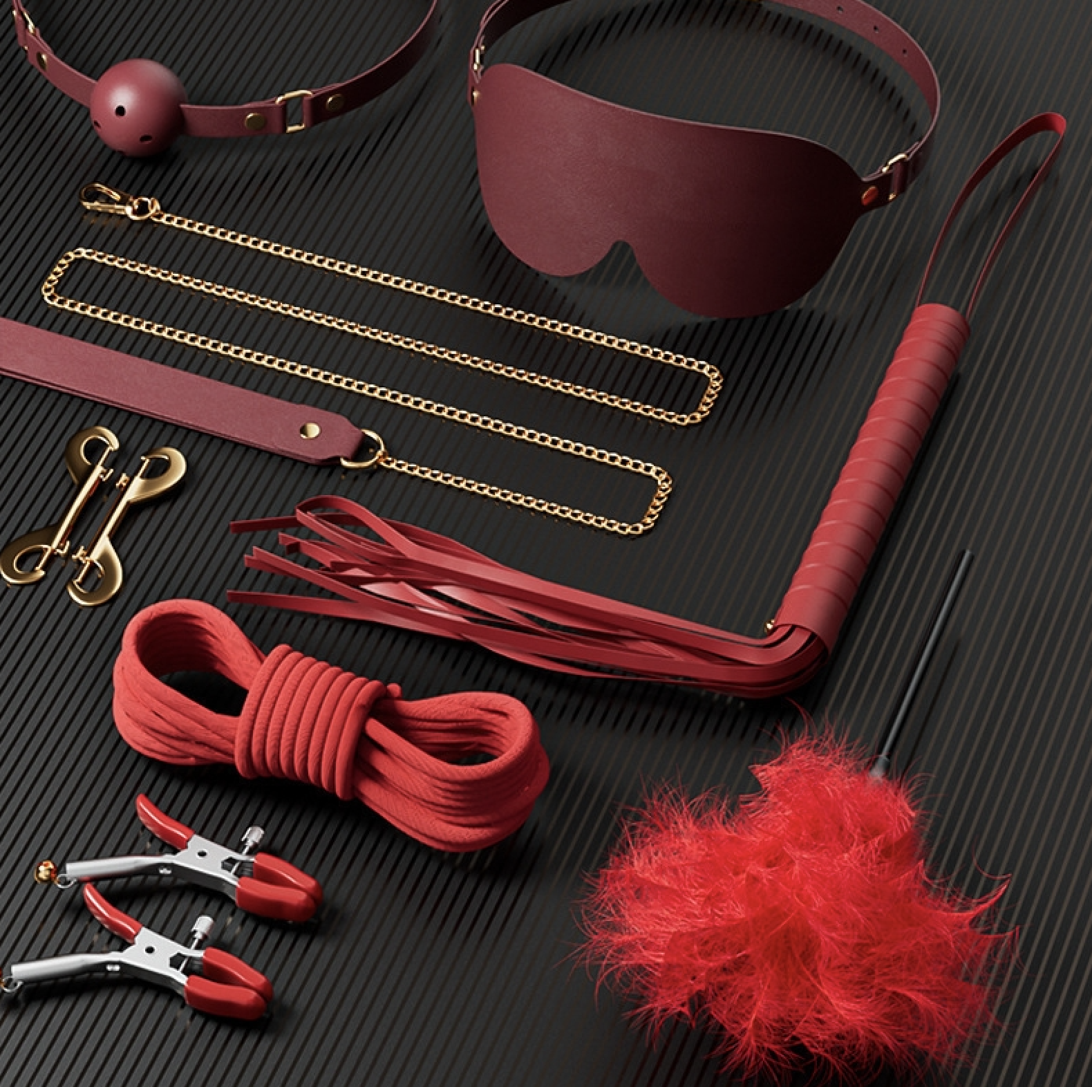 Mon-Lapin-Rose-Coffret-bdsm-11-pieces-clarissa-rouge