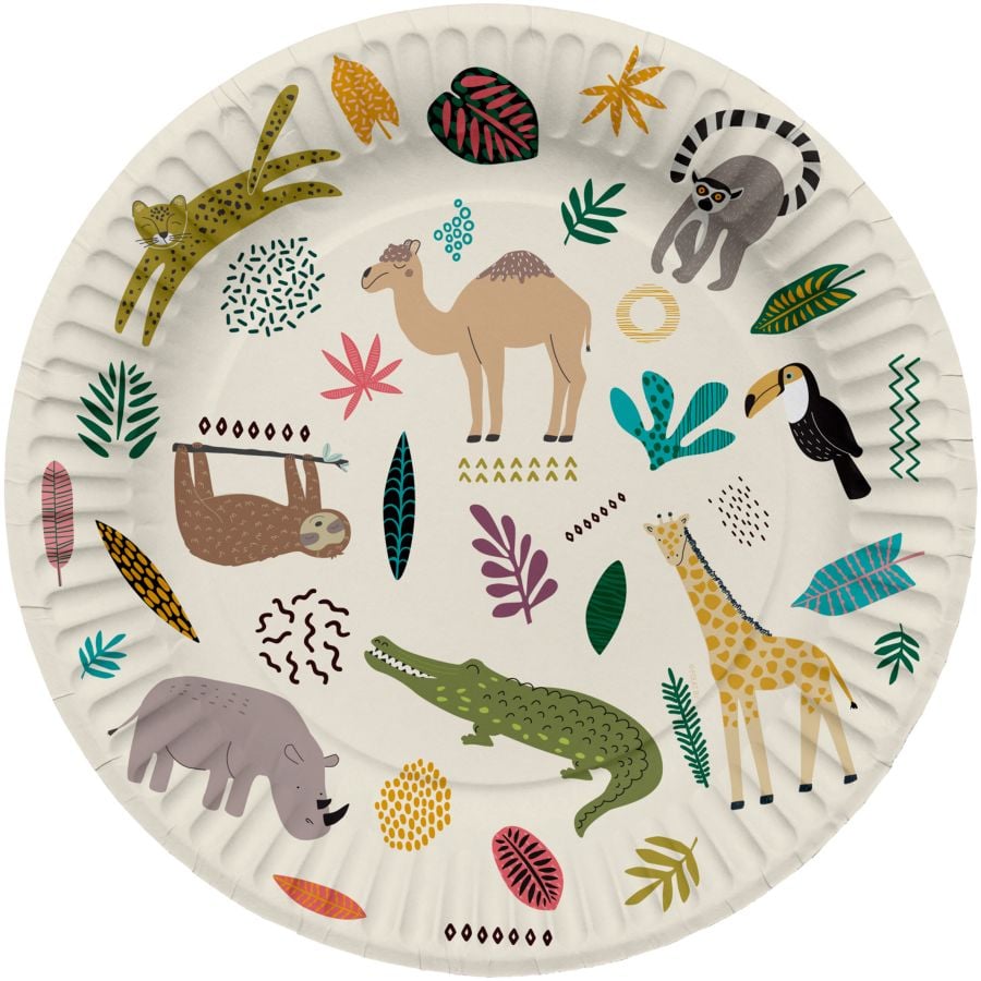 Anniversaire-Theme-Jungle-Cultura-Assiettte