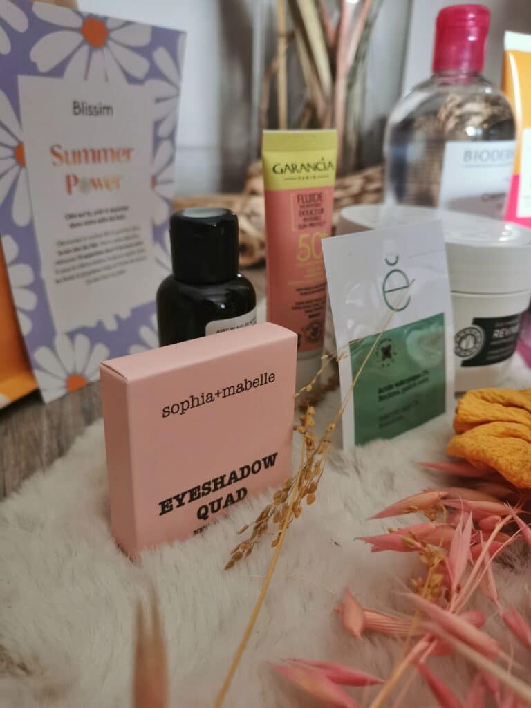 Box Blissim - Juillet/Août 2023 Test box Blissim 4