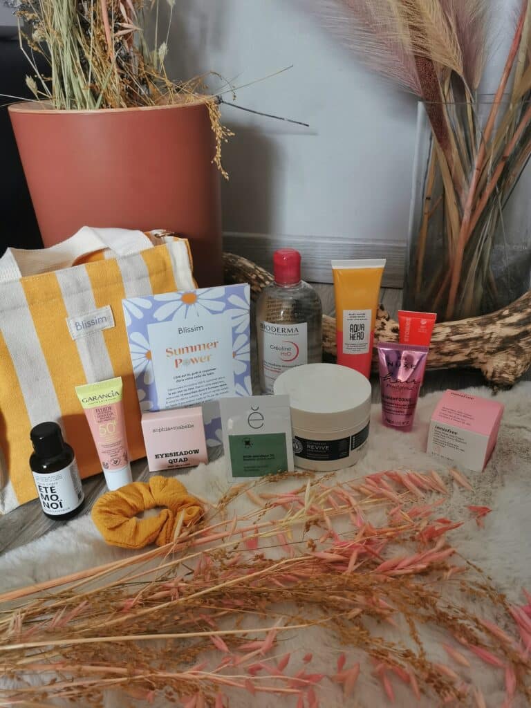 Box Blissim - Juillet/Août 2023 Test box Blissim2 5