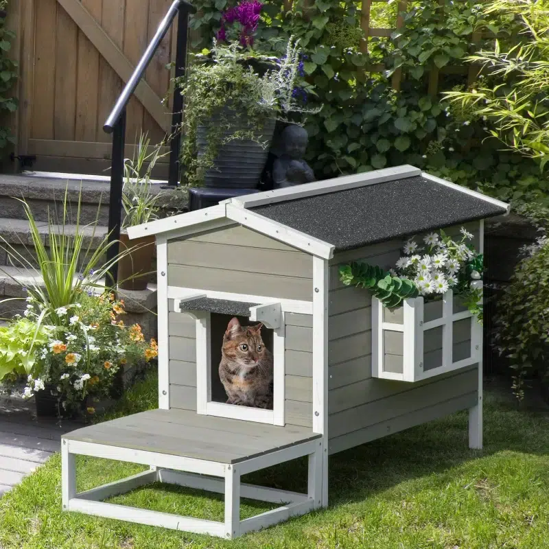 cadeau-chat-maisonnette-exterieur-aosom