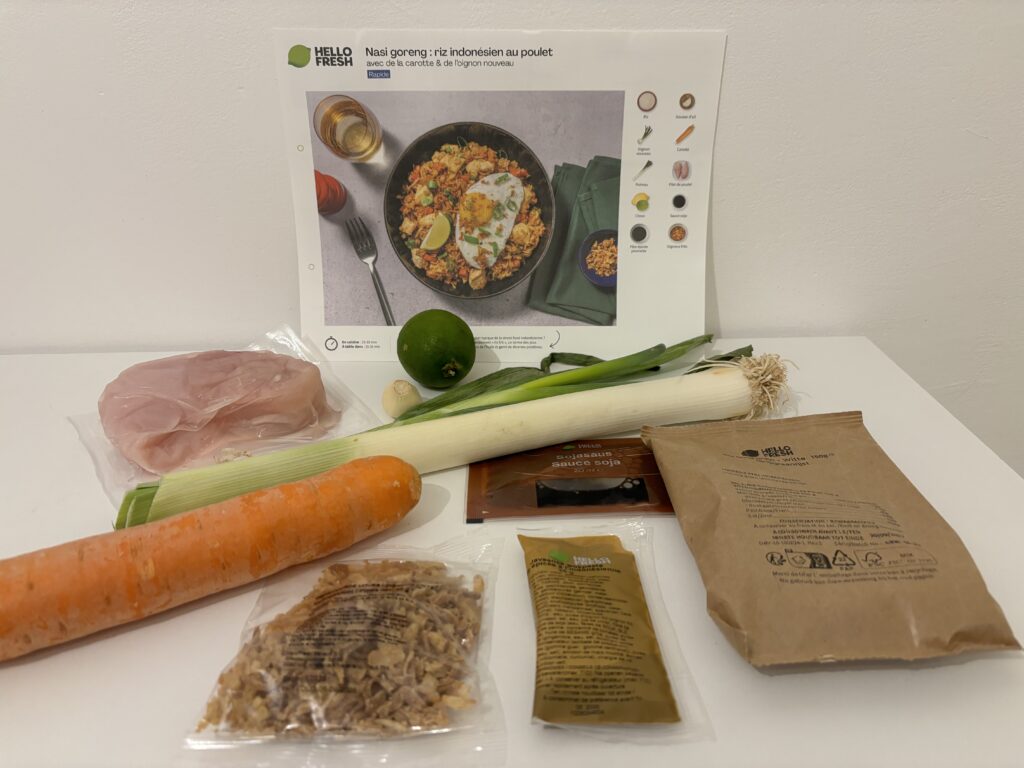 Box à cuisiner HelloFresh - Novembre 2024 Test box Hello Fresh18