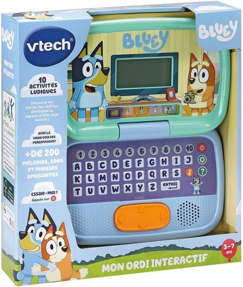 À Quel Âge Offrir Un Ordinateur À Son Enfant ? Offrir Un Ordinateur À quel âge offrir un ordinateur à son enfant ? Astuces et conseils offrir un ordinateur Cadeau Ordinateur educatif Vtech Bluey1