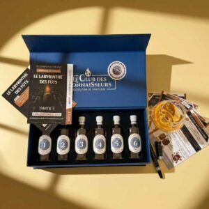 Coffret-degustation-a-laveugle-Affinage-du-Whisky-Le-Labyrinthe-des-futs-Le-Club-des-Connaisseurs-Fete-des-Peres-Cadeau-de-Noel