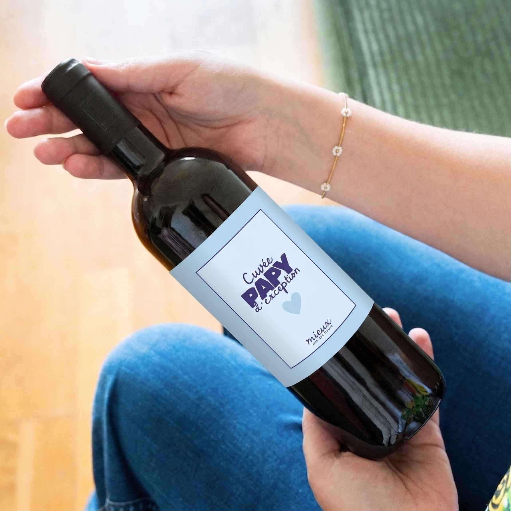 Idee-cadeau-papy-Mieux-que-des-Fleurs-Vin-rouge-cuvee-papy-d-exception